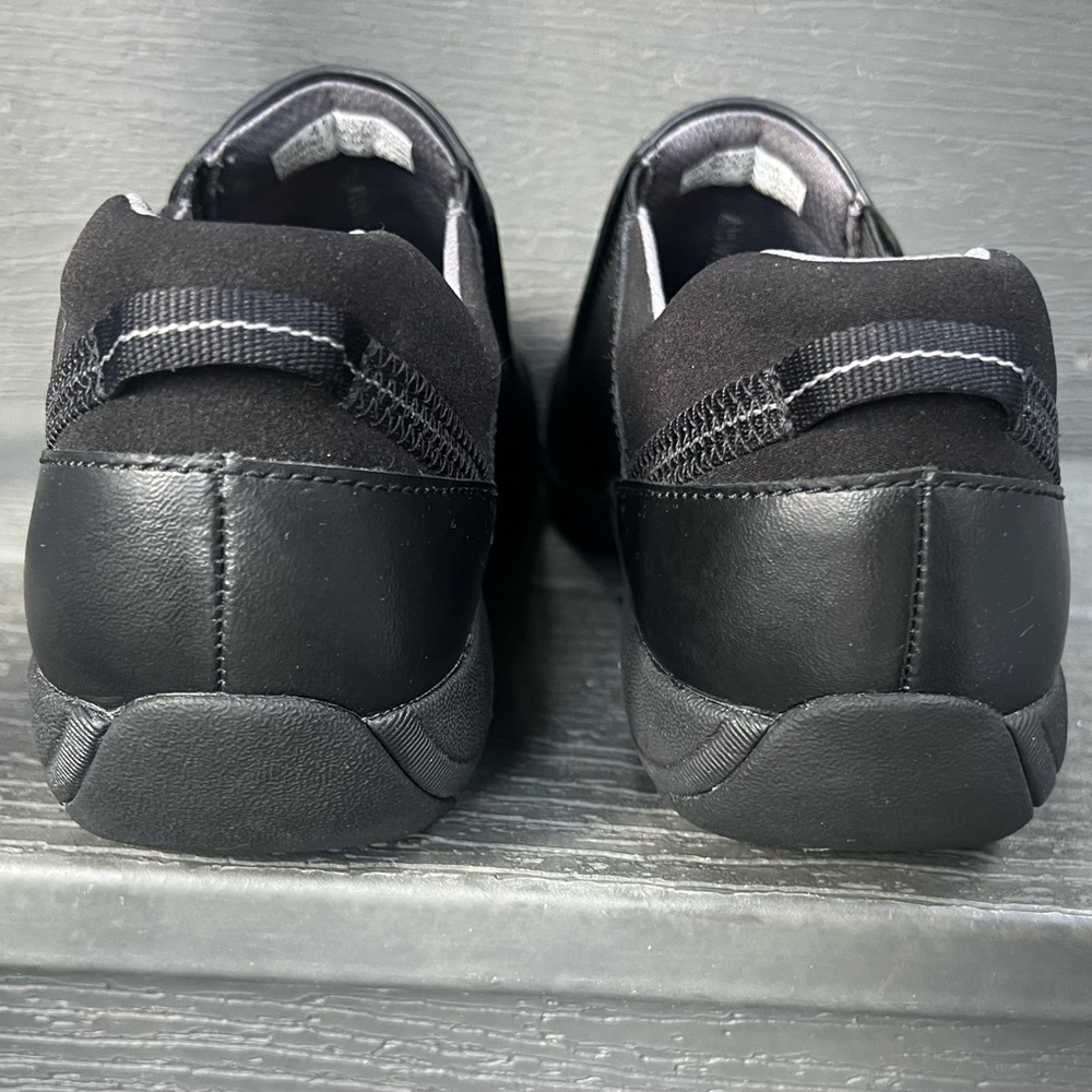 DANSKO NECI BLACK LEATHER SLIP RESISTANT WORK SHOE LOAFER SIZE 41 - Picture 4 of 11